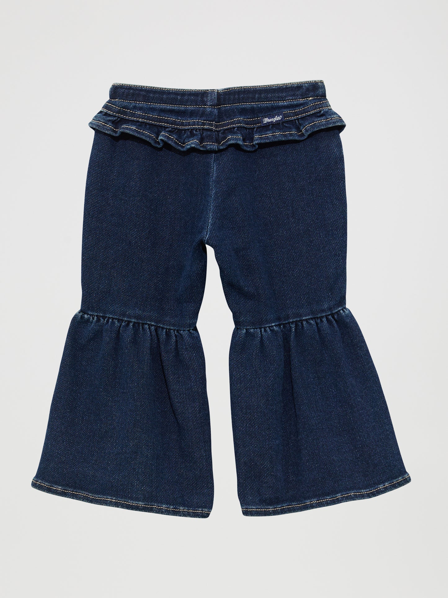 Girl's Ruffle Leg Flare Denim Jean