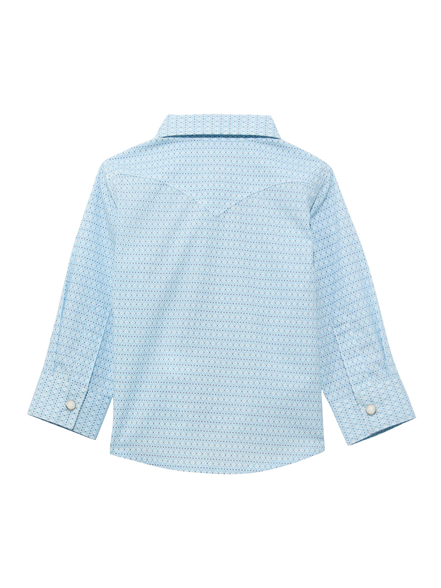 Little Boy's Long Sleeve Print Western Snap Shirt