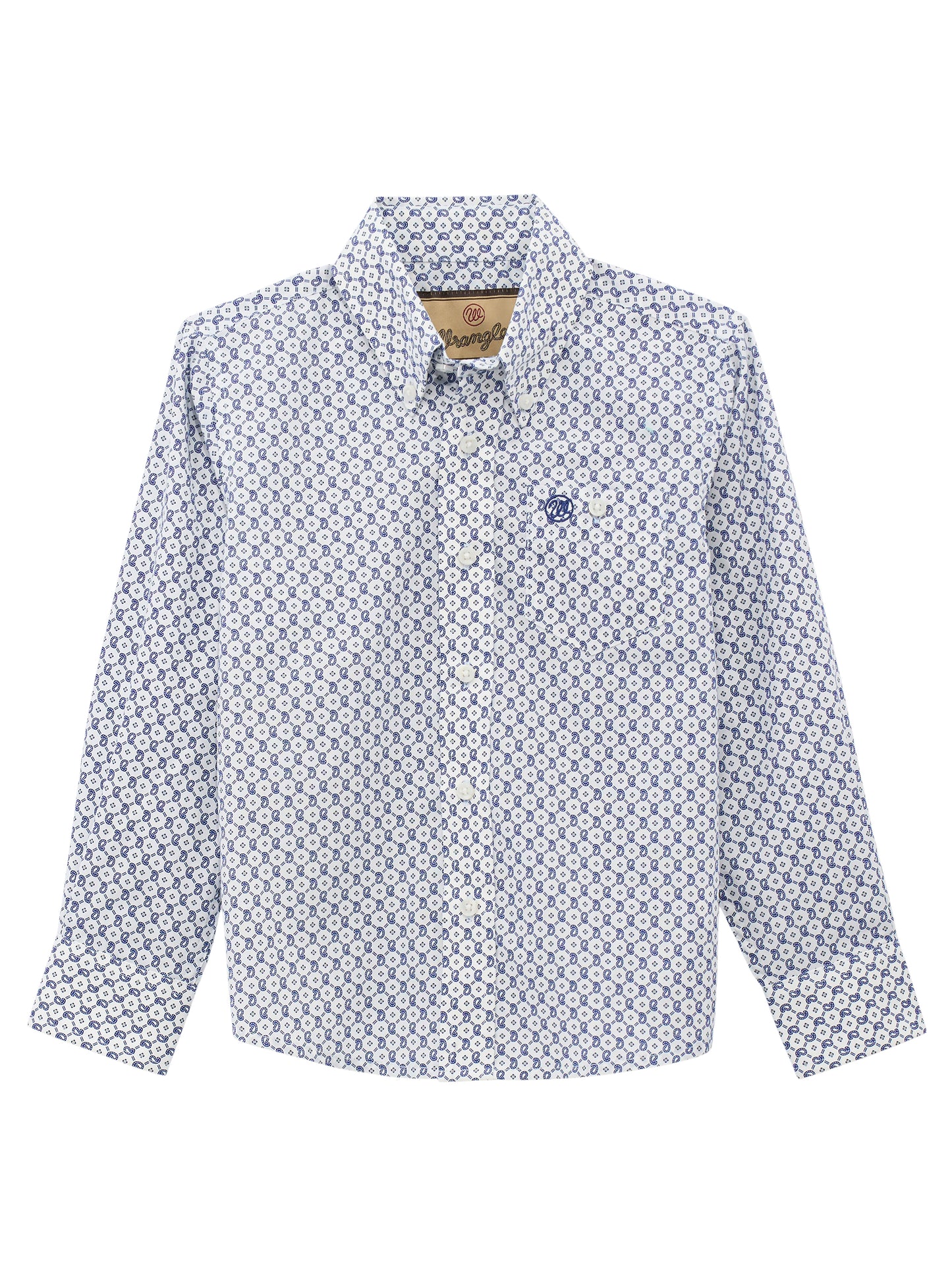 Boy's Classic Button-Down Print Shirt