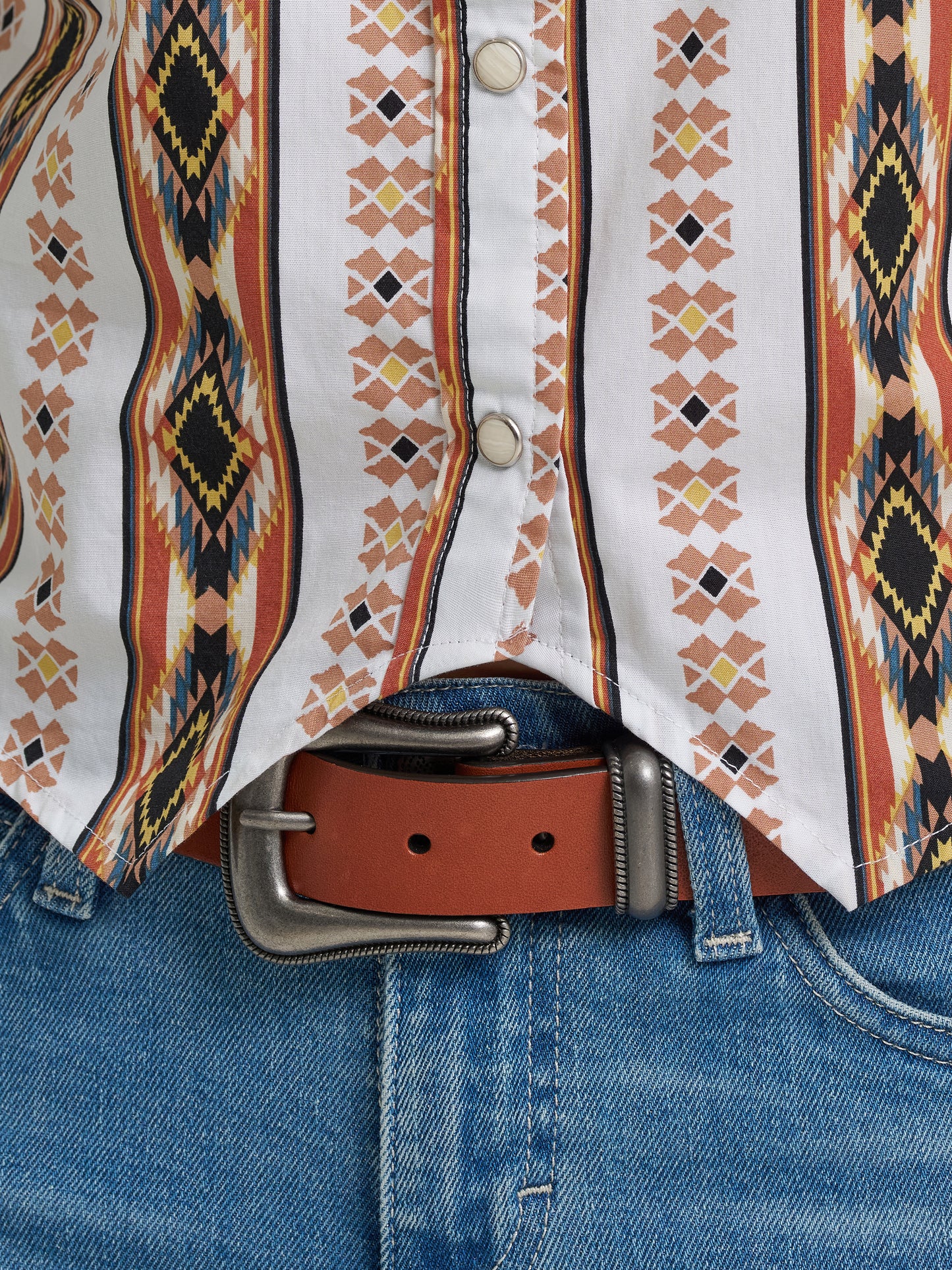 Checotah Print Shirt Vest