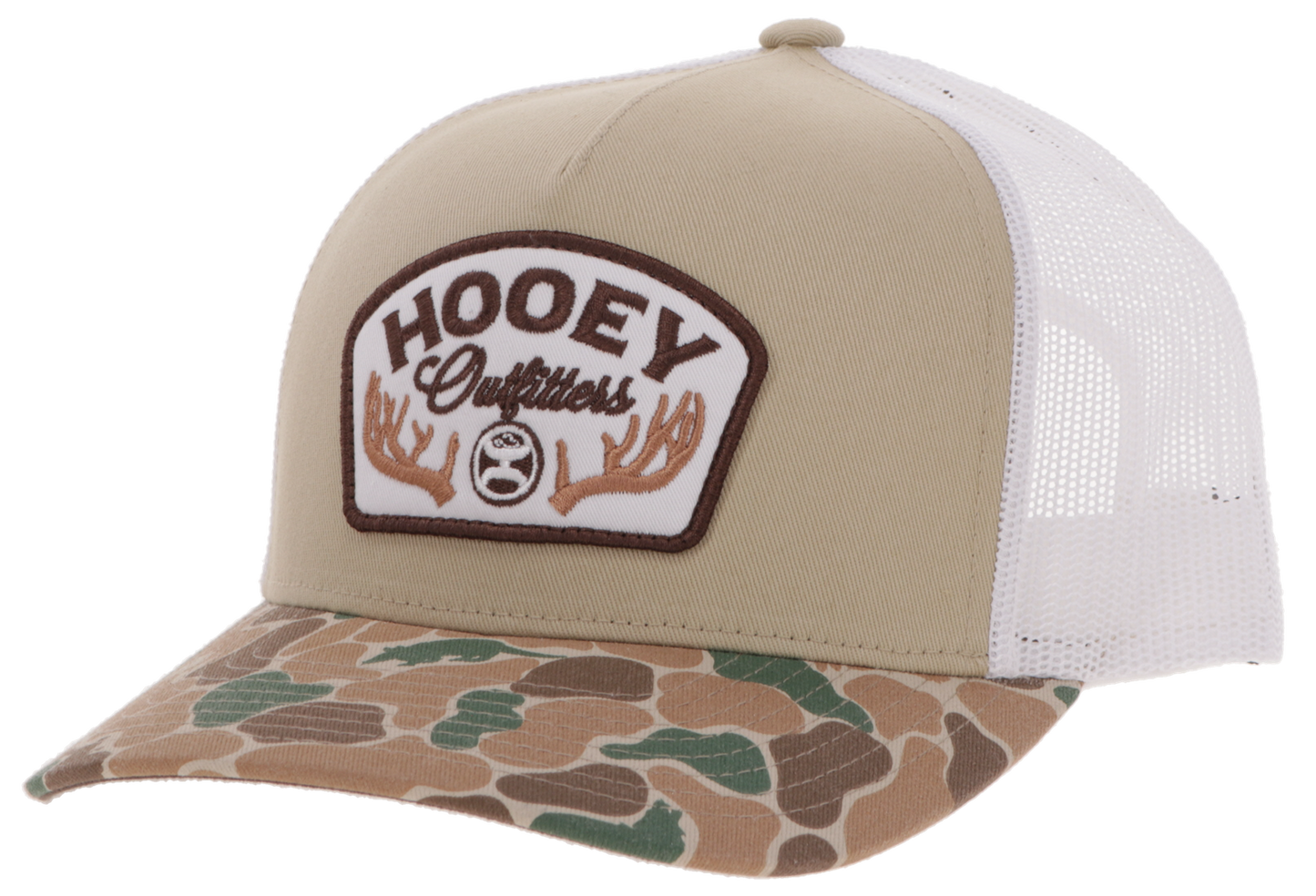 Hooey "Outfitters" Tan/Camo Cap