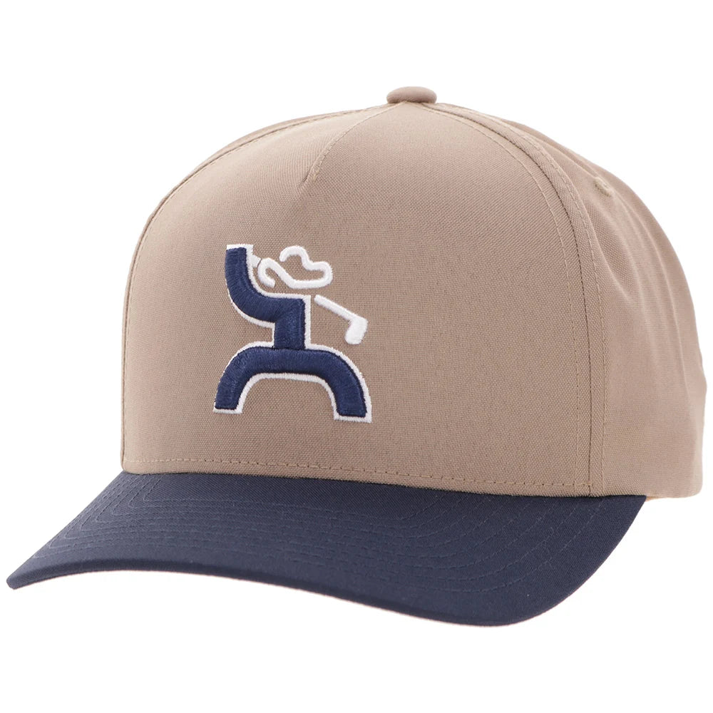Hooey "Classic" Tan/Blue w/ Hooey Golf Logo Hat