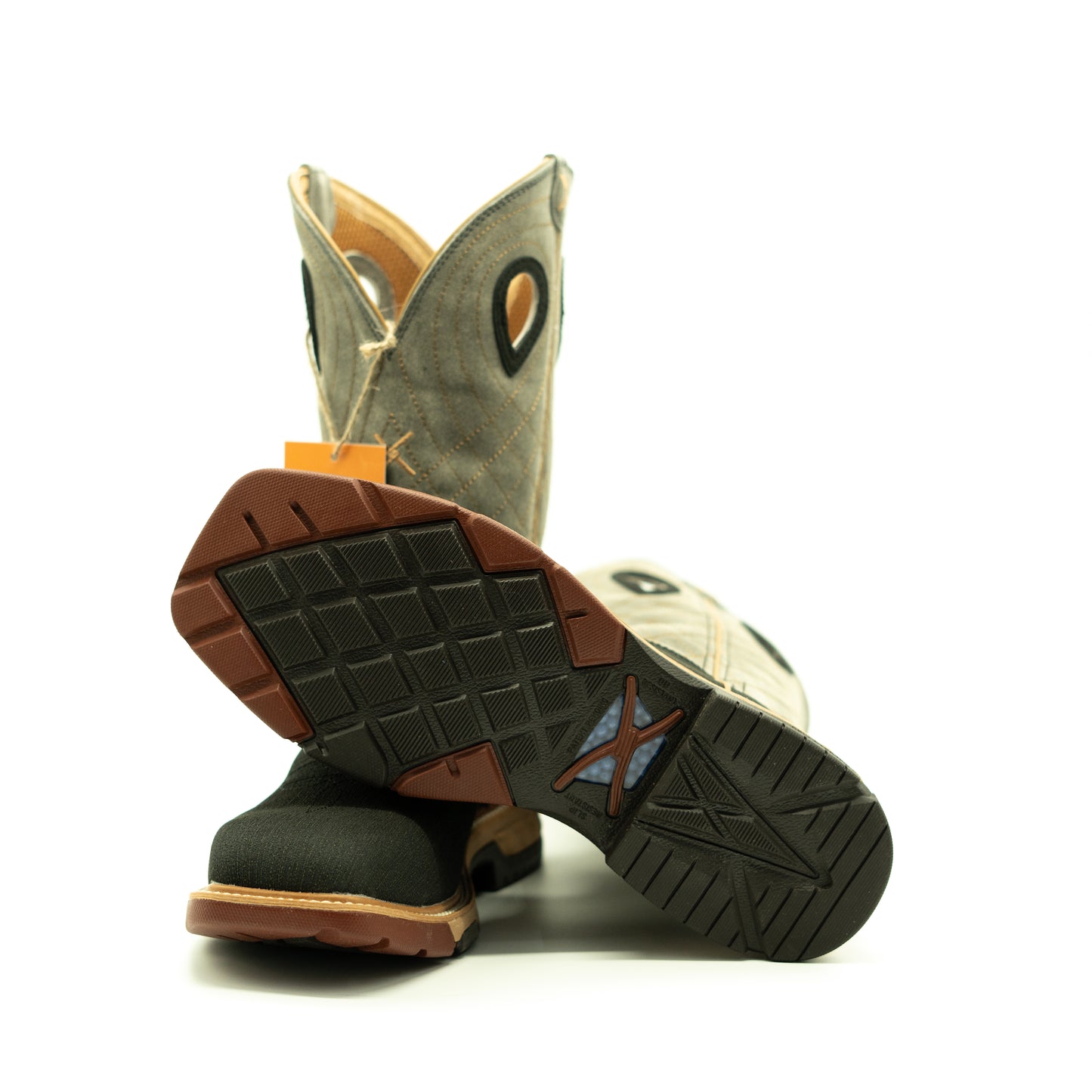 Twisted X Charcoal Western Work Boot