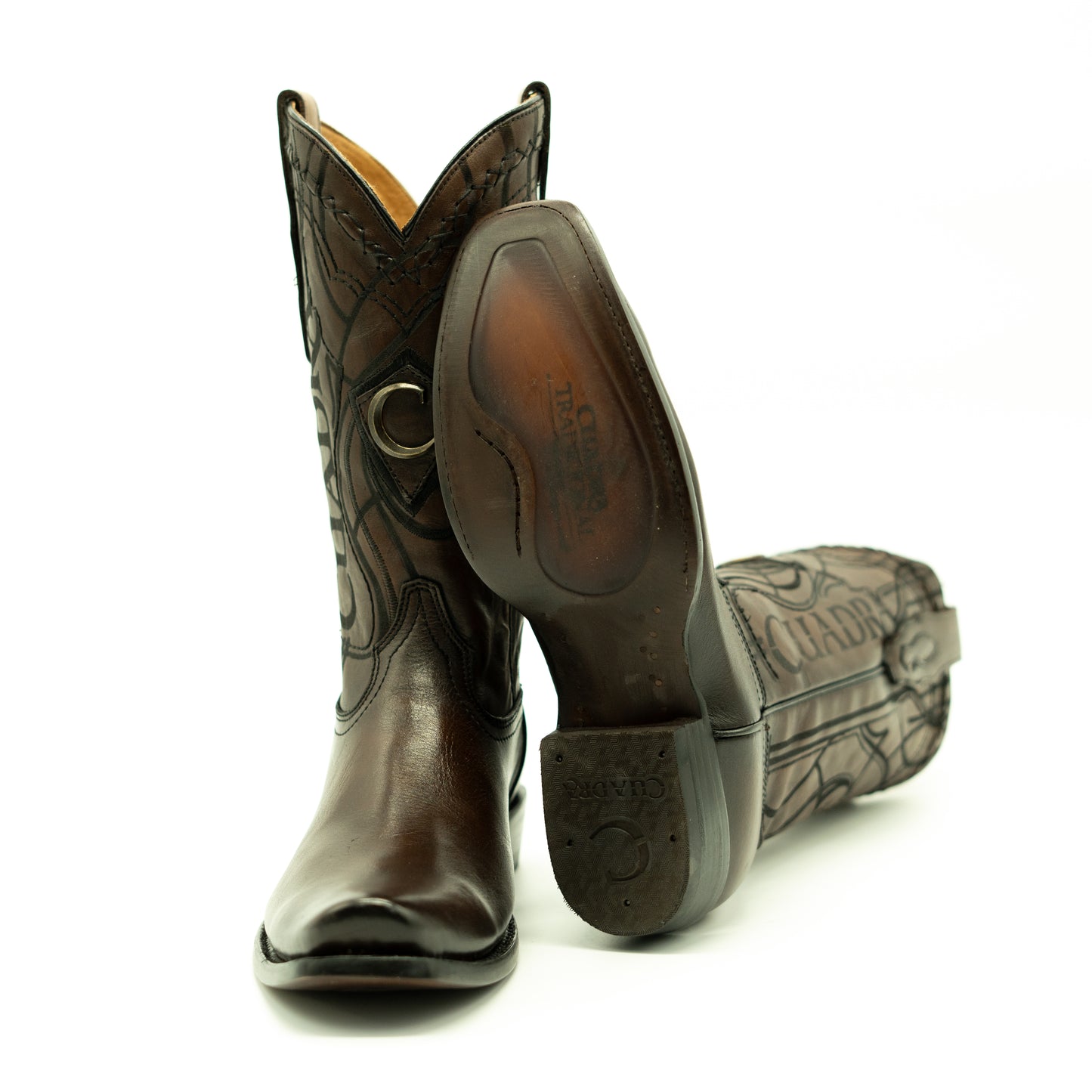 Cuadra Cowboy Brown Laser Boot
