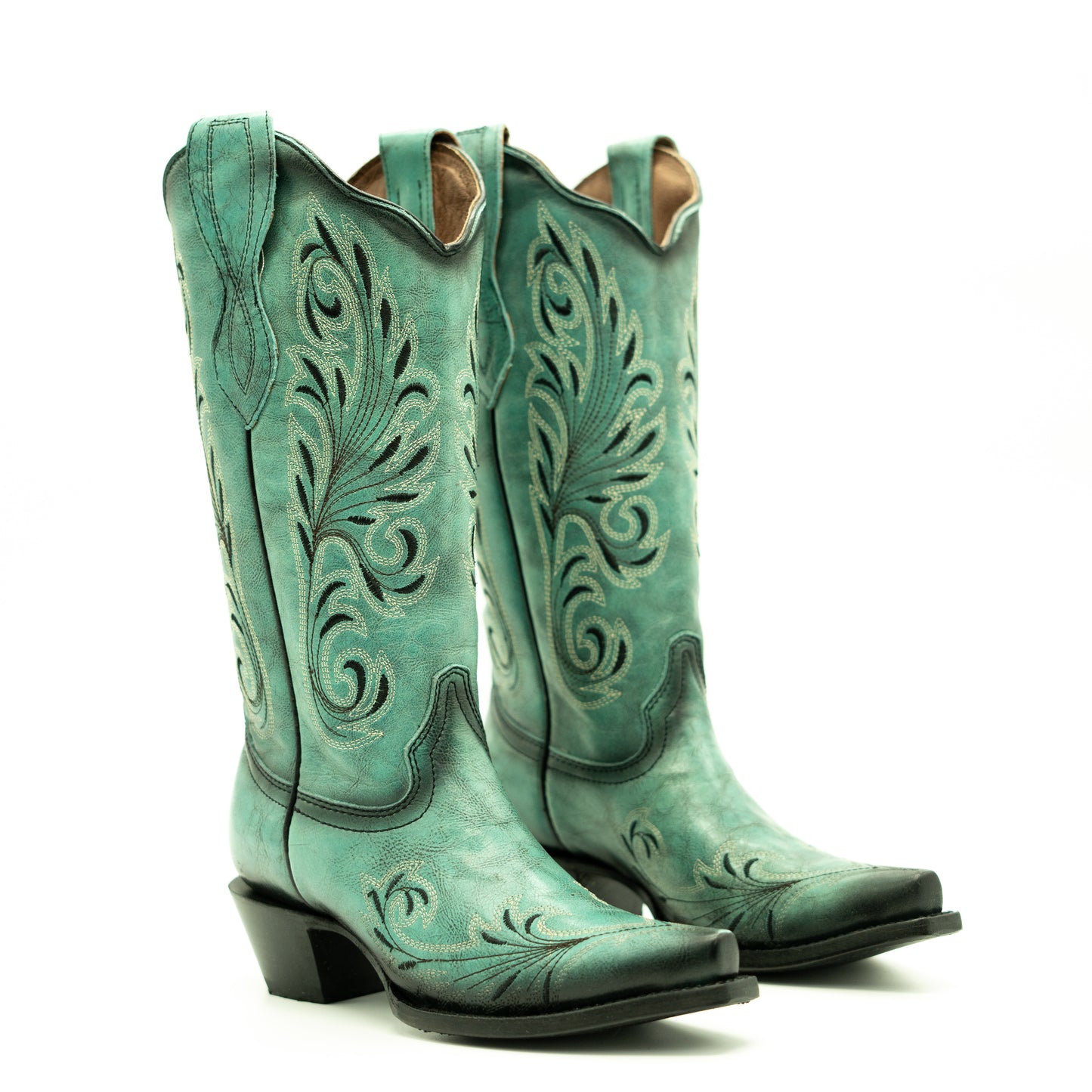 Circle G Turquoise Snip Toe