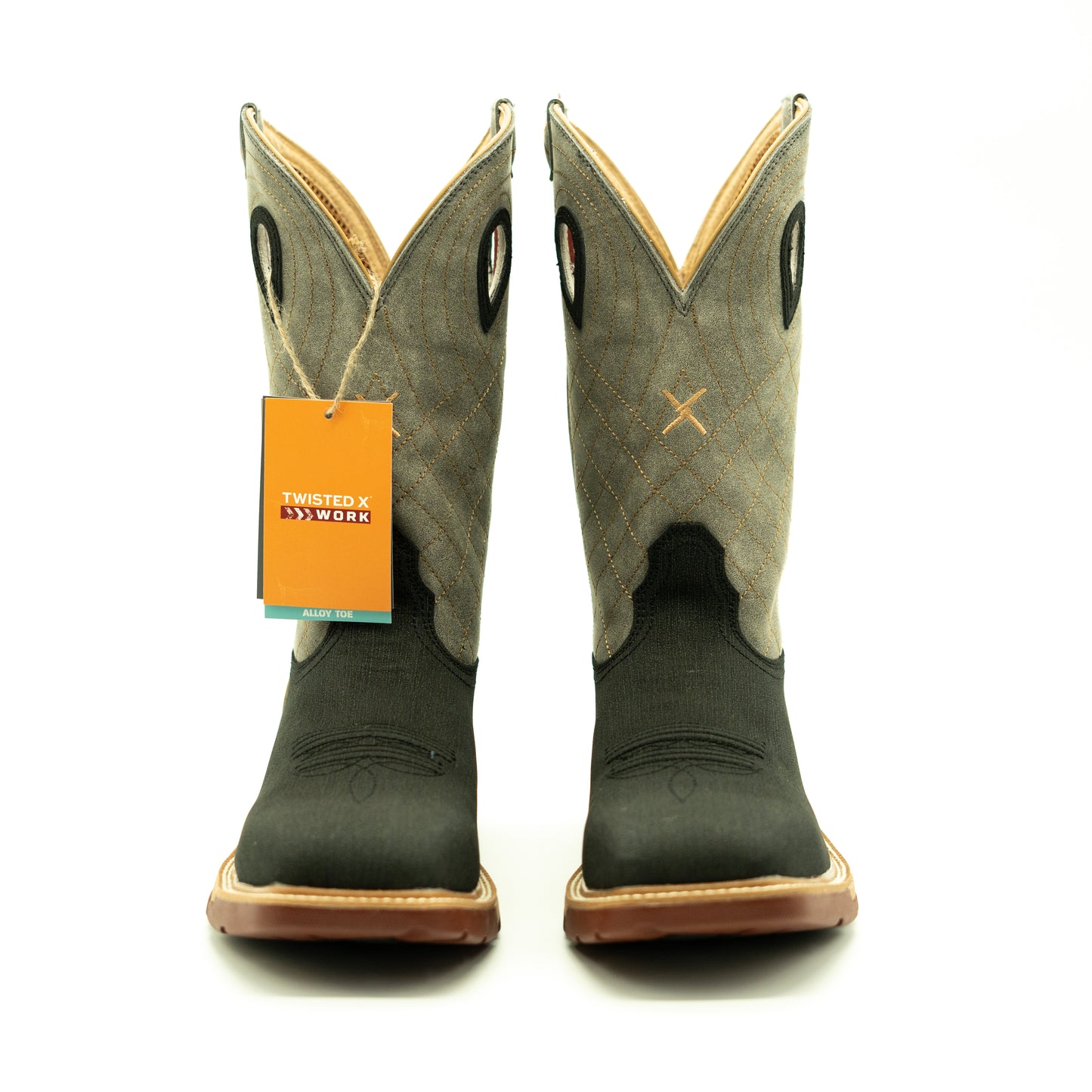 Twisted X Charcoal Western Work Boot