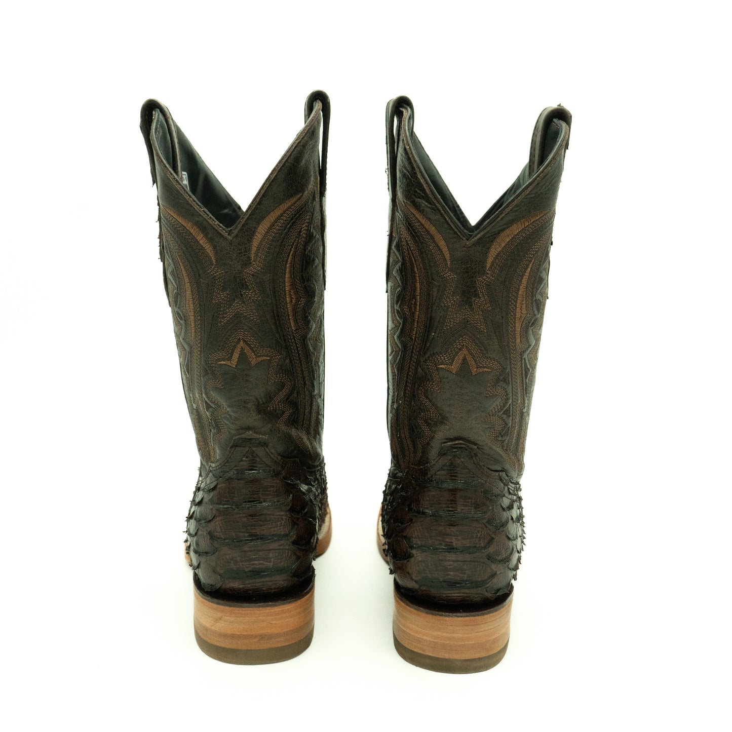 Polloboots Giant Brown Python Print Boots