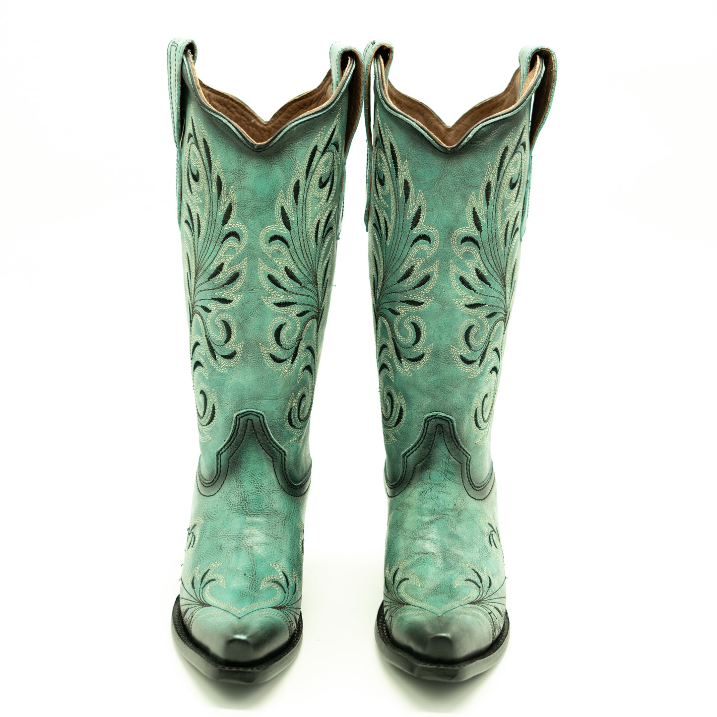 Circle G Turquoise Snip Toe