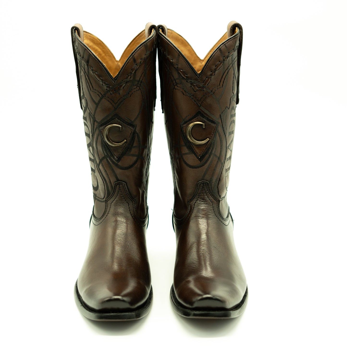 Cuadra Cowboy Brown Laser Boot