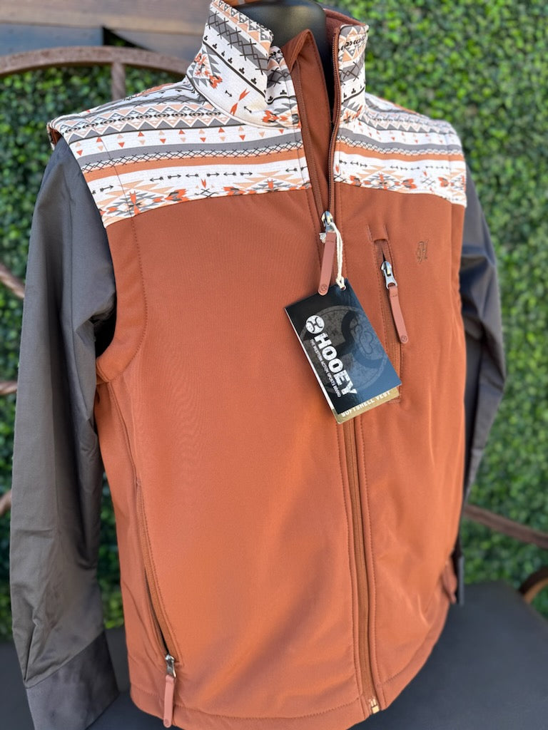 Hooey Softshell Vest Aztec