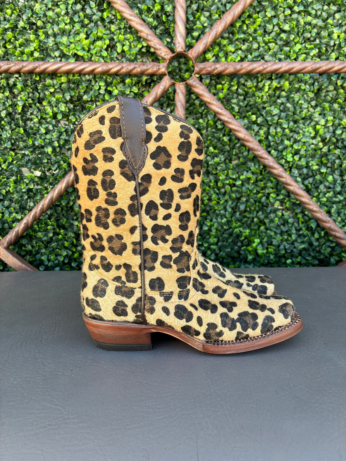 Tanner Mark Little Girls Leopard Print Boots