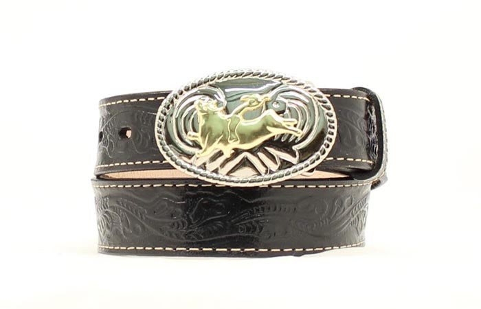 Nocona Boys Black Western Belt