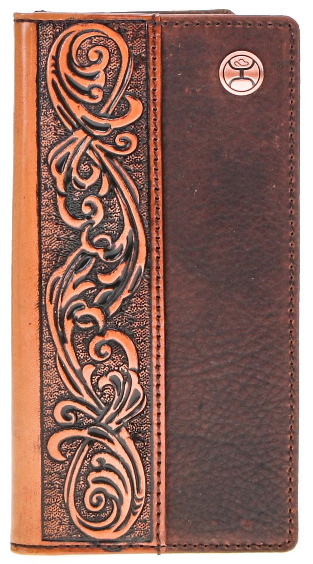"Grayson" Rodeo Hooey Wallet Brown/Tan