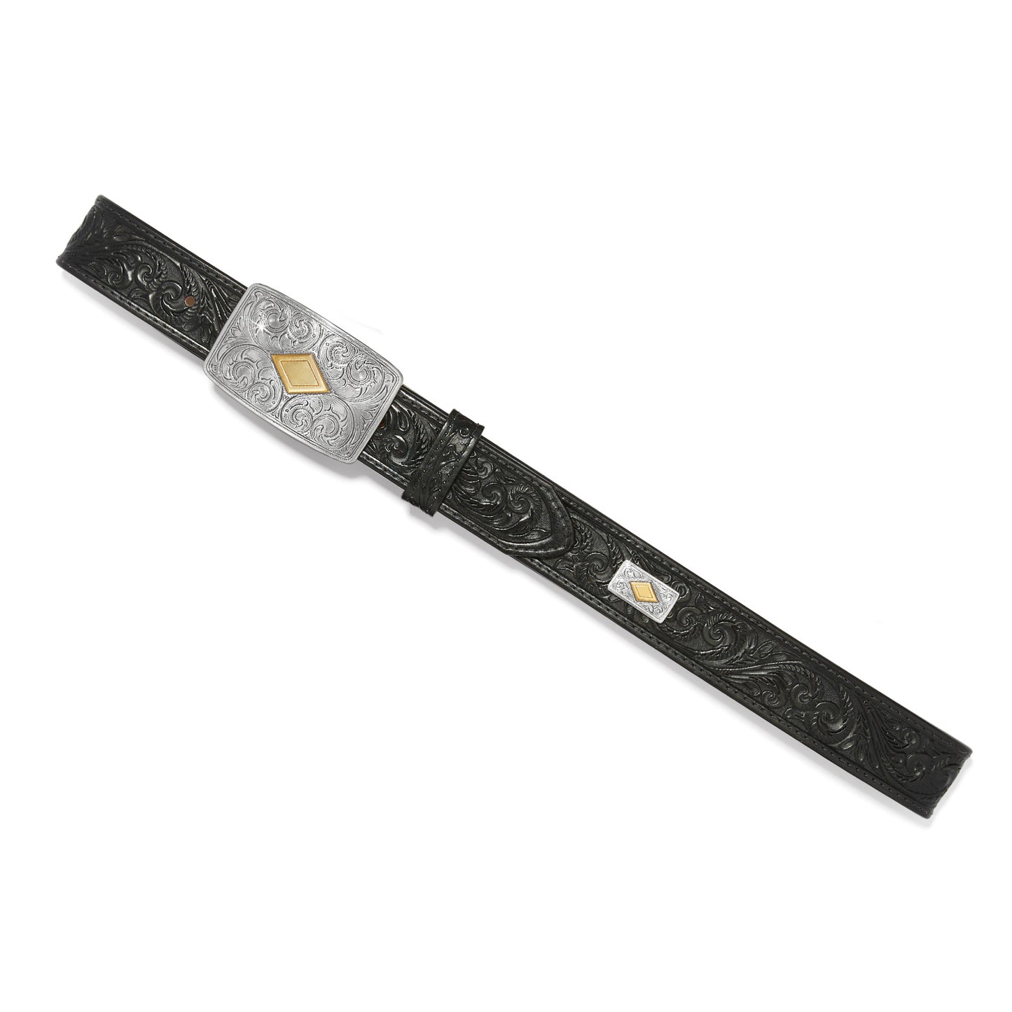 Tony Lama Black Goldfield Belt