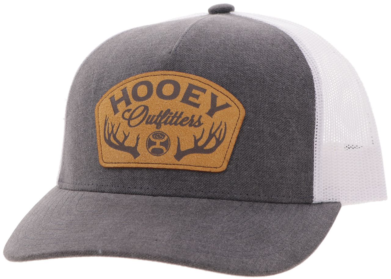 Hooey "Outfitters" Black/White Cap
