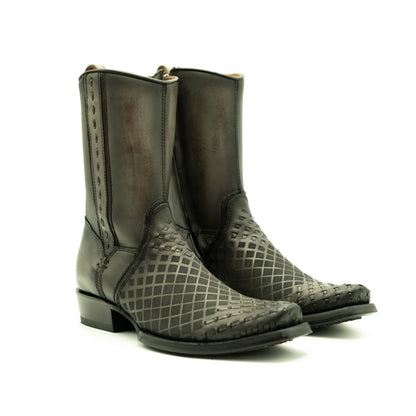 Cuadra Cowboy Grey Woven Boots