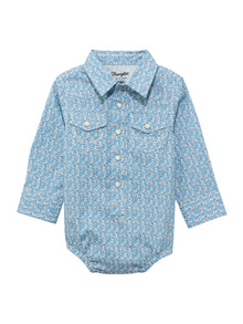 Baby Boy's Long Sleeve Western Snap Bodysuit