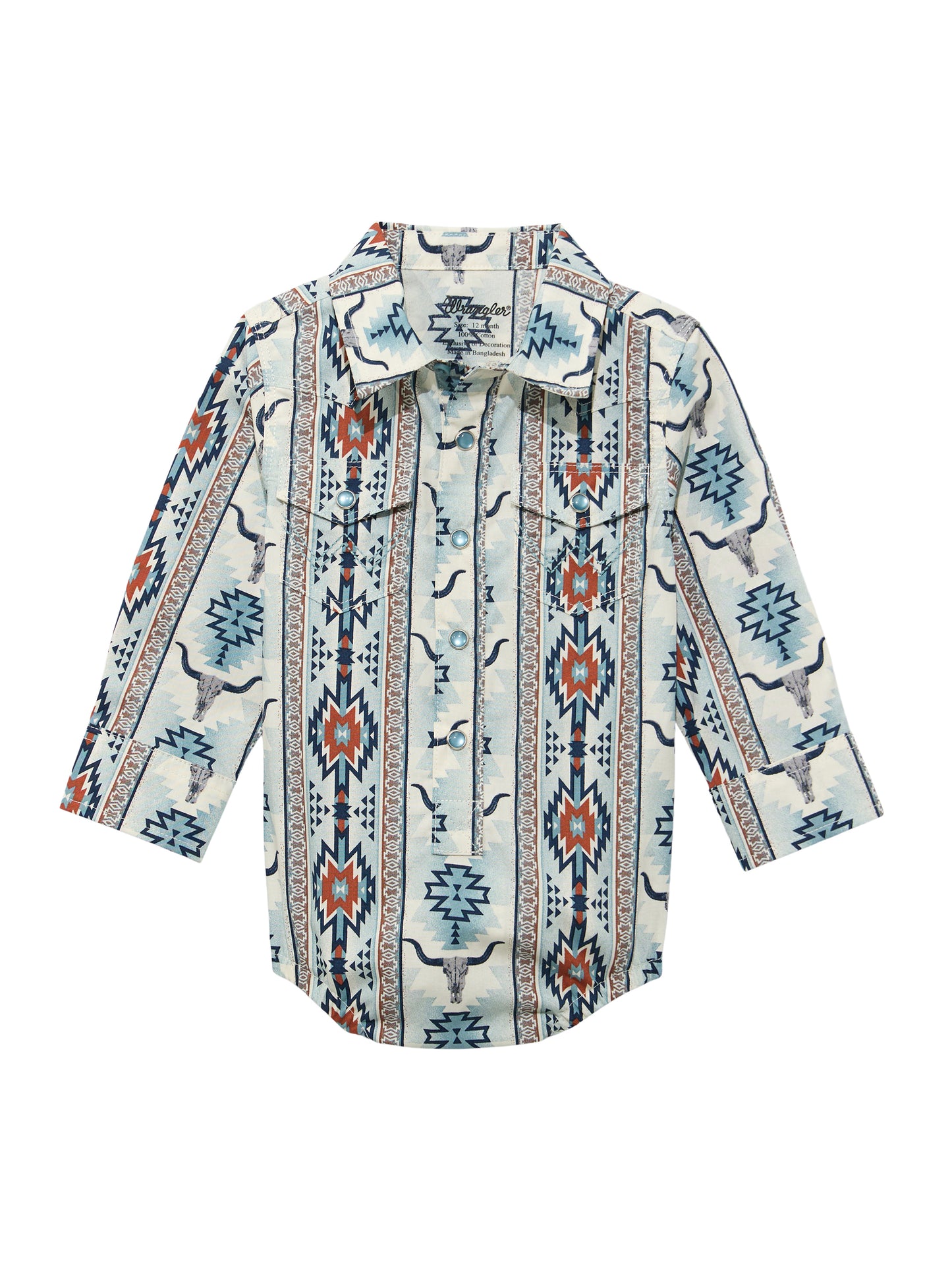 Baby Boy's Checotah Western Snap Bodysuit