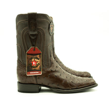 Los Altos Brown Ostrich Ropers