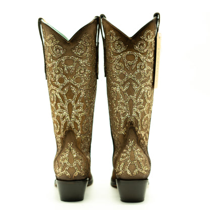 Corral Glitter Overlay Boots