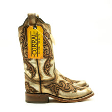 Corral Metallic Cognac Square Toe