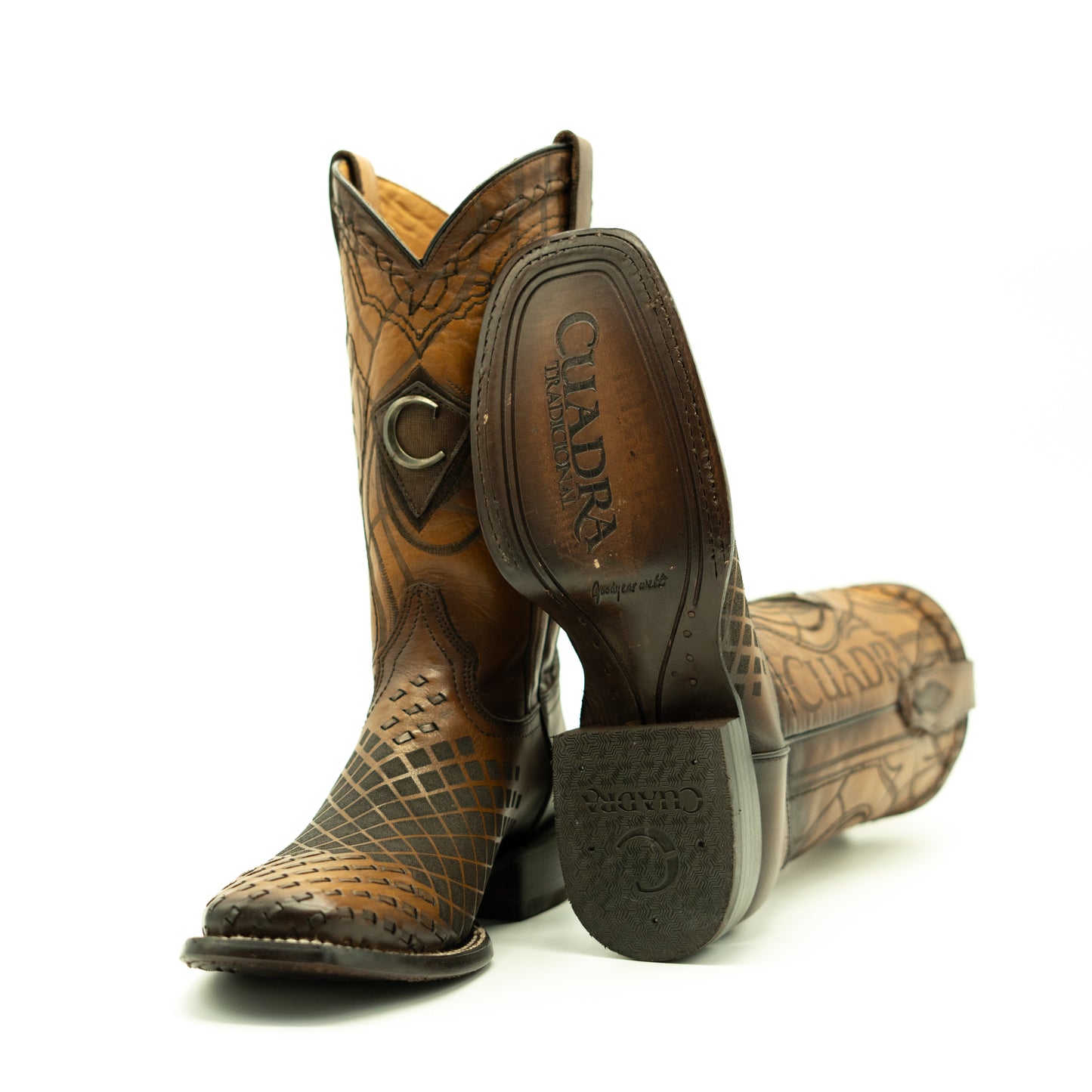 Cuadra Cowboy Honey Laser Boots