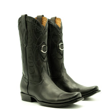 Cuadra Cowboy Black Laser Boots