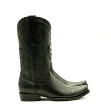 Cuadra Cowboy Black Laser Boots