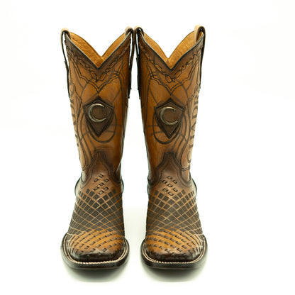 Cuadra Cowboy Honey Laser Boots