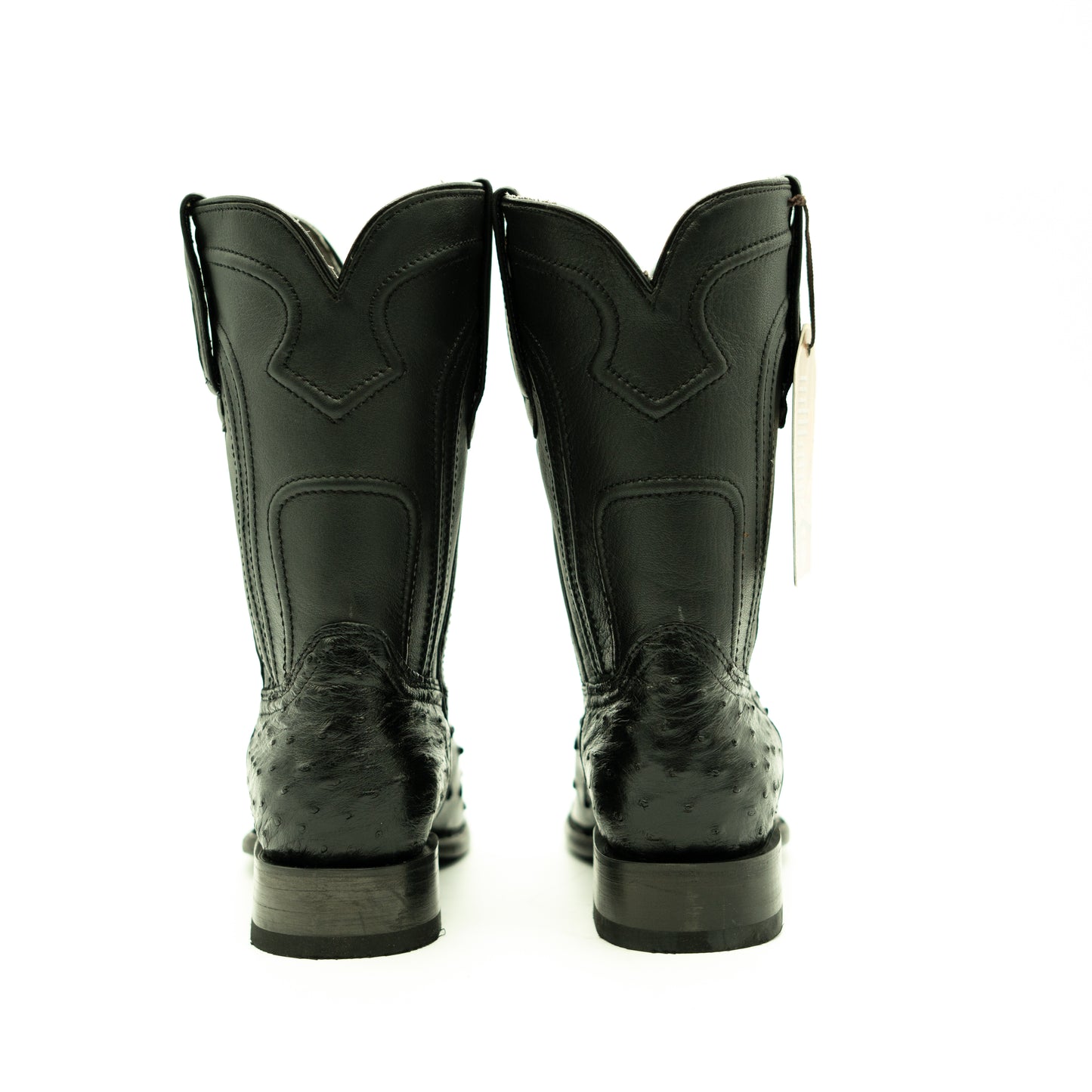 Los Altos Ostrich Roper Boots