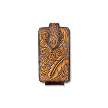 Ariat Natural Floral Feather Embossed Cell Phone Case