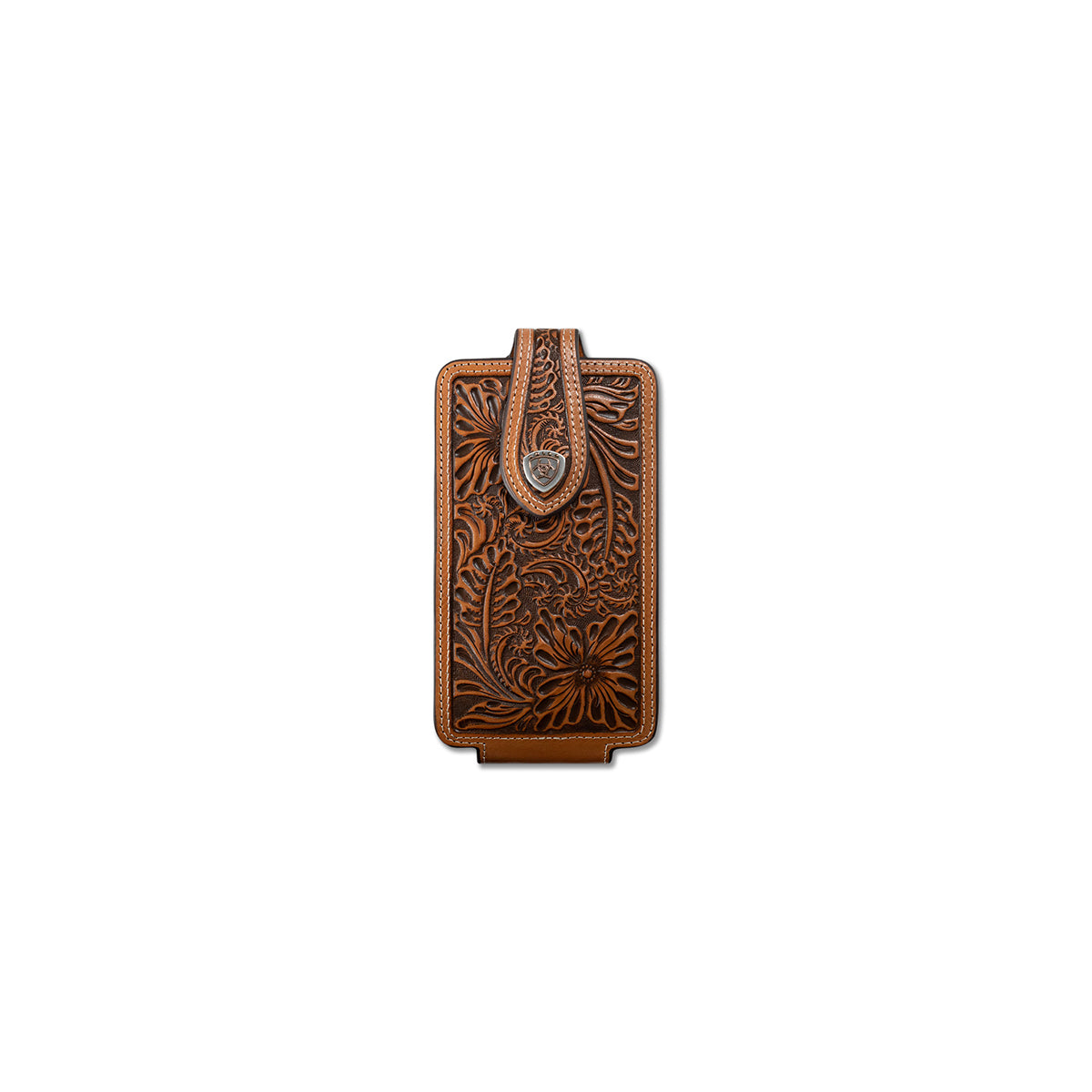 Ariat Natural Floral Embossed Cell Phone Case