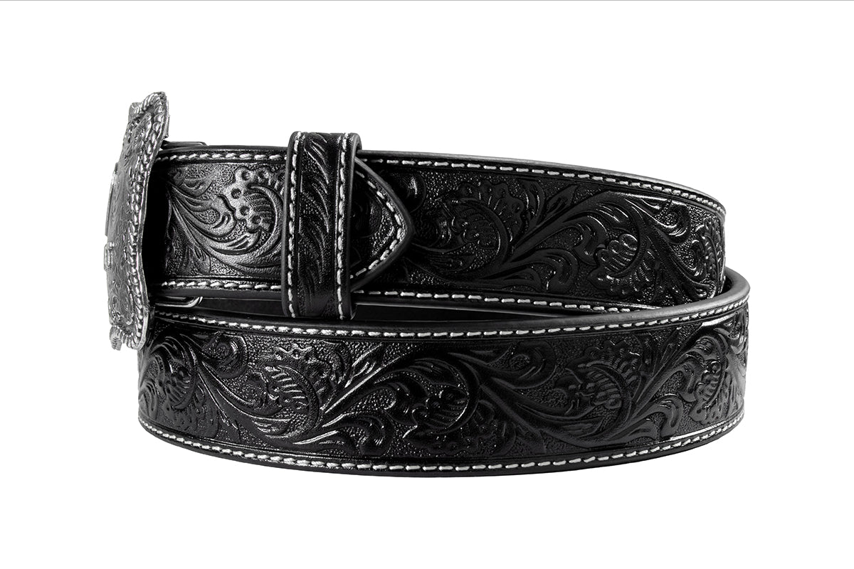 Ariat Black Embossed Belt