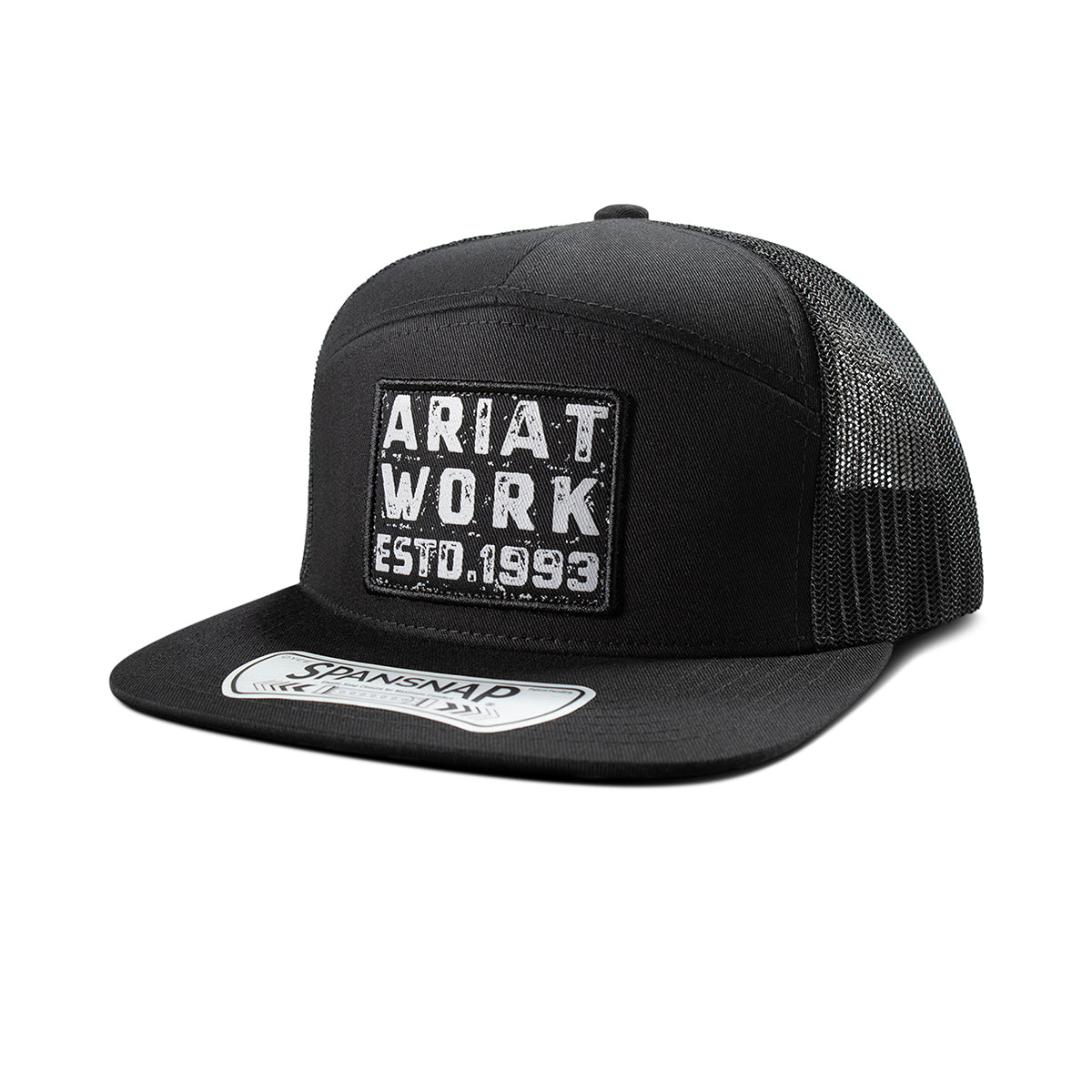 Ariat Black Work Patch Snapback