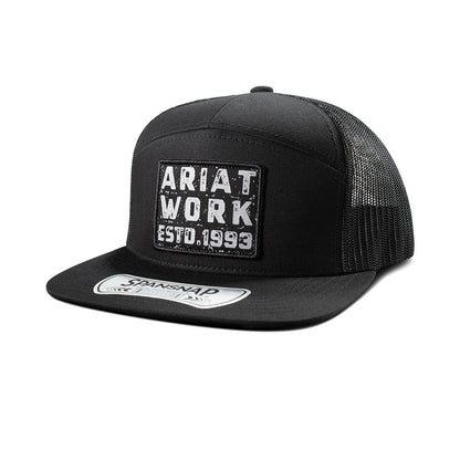Ariat Black Work Patch Snapback