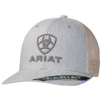 Ariat Grey Embroidered Snapback