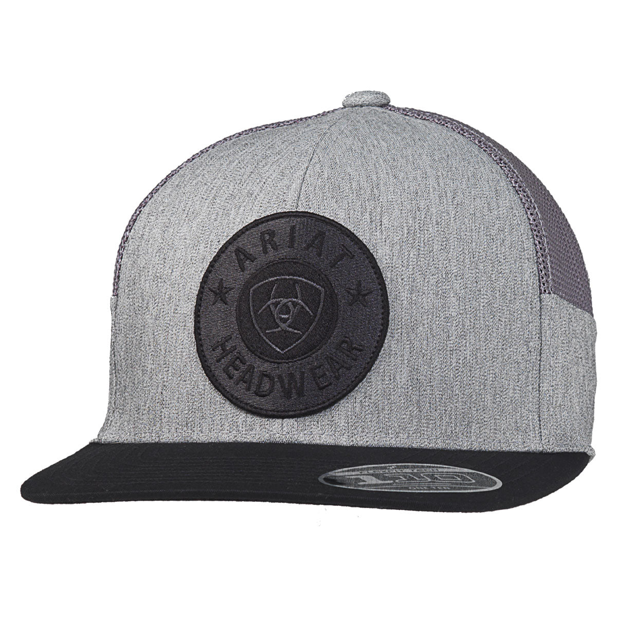 Ariat Grey Snapback With Logo Patch