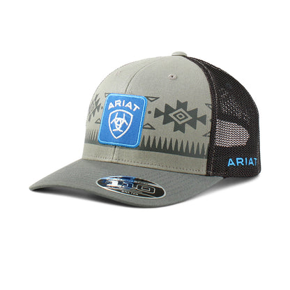Ariat Grey Southwest Shield Cap