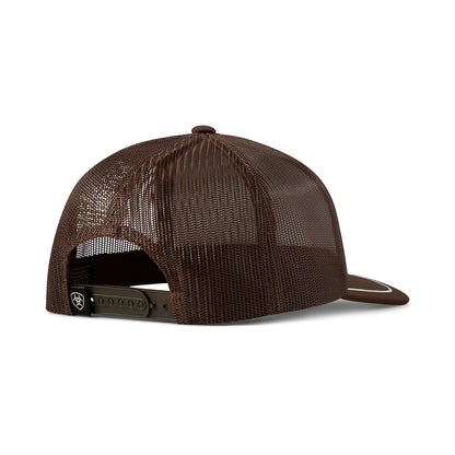 Ariat Brown Screen Print Snapback