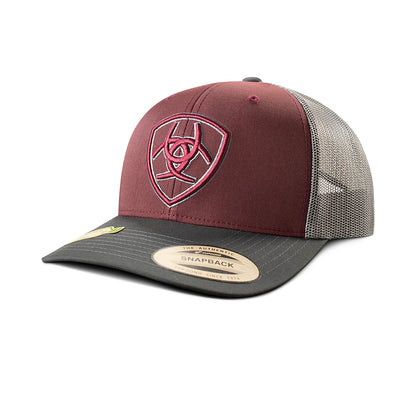 Ariat Burgundy Shield Cap