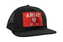 Ariat Black Snap Back with Red Patch