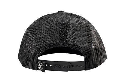 Ariat Black Snap Back with Red Patch