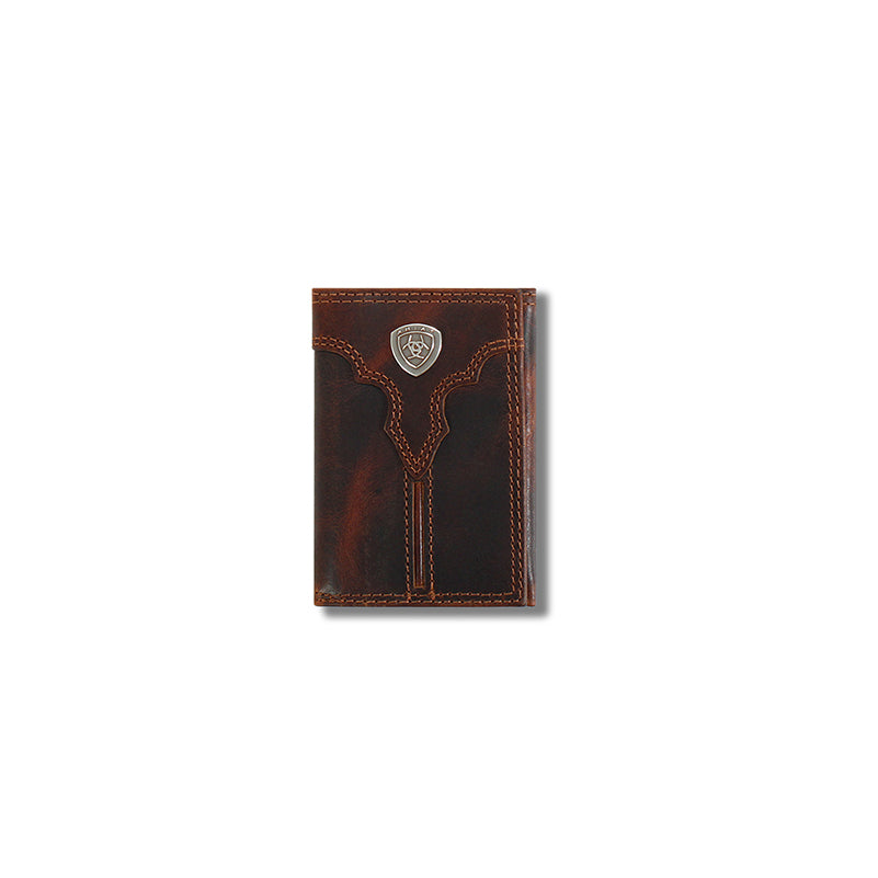 Ariat Center Bump Shield Trifold Wallet