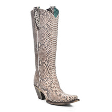 Corral Full Python Tall Snip Toe Boots