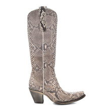 Corral Full Python Tall Snip Toe Boots