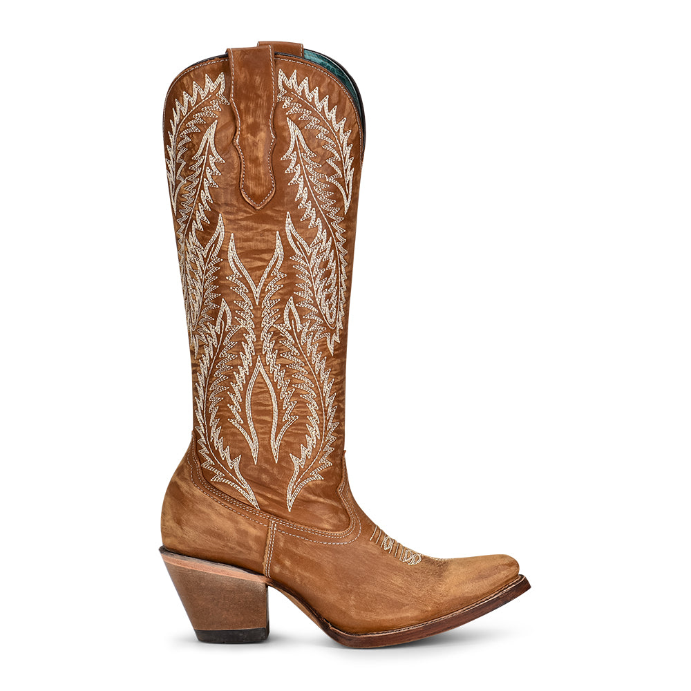 Corral Tan Snip Toe Cowboy Boots