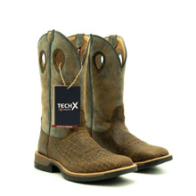 Twisted X Caiman Print Western Work Boot