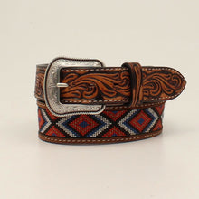 3D Beaded Western Belt