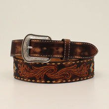 3D Beaded Inlay Tooled Belt