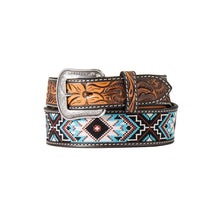 3D Beaded Western Belt